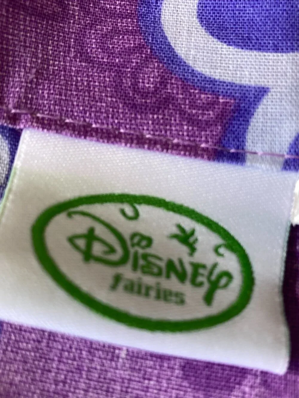 DISNEY TINKER BELL CURTAINS DRAPERY 2 PANELS 40X65 EACH.